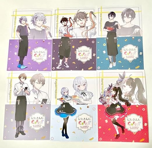 Amazon にじさんじ スイパラ ポストカード コンプリート 全種 アニメ グッズ アニメ 萌えグッズ 通販