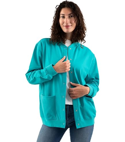 Silverts Women's Adaptive Magnetic Closure Cardigan, Open Front