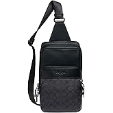 COACH Signature Gotham Pack Ji/Charcoal/Black One Size