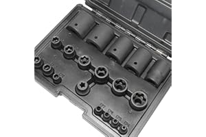 External Torx Plus Socket Set 6 Point EP Socket EP4, EP5, EP6, EP7, EP8, EP10, EP11, EP12, EP14, EP16, EP18, EP20, EP22, EP24