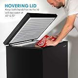 Baridi DH152 Freestanding Chest Freezer 142L Black Garage Safe Adjustable view 3