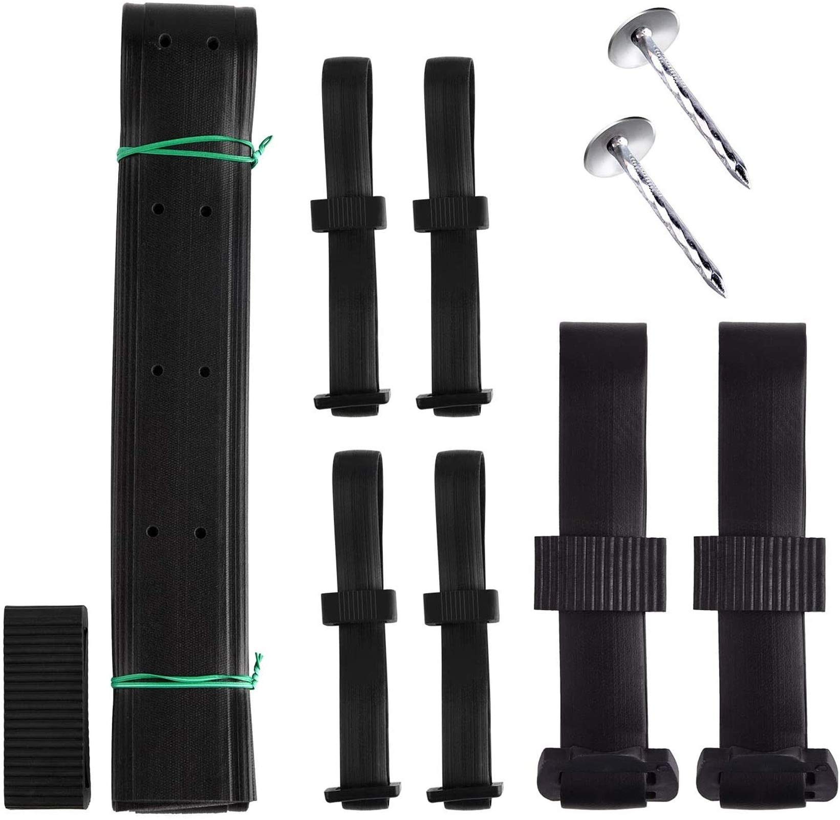 Sanmum Tree Ties straps Adjustable Tree Plant Shrub Support Ties Buckle Lock 30cm / 45cm / 60cm (8pcs 30cm+4pcs 60cm+2pcs 90cm)