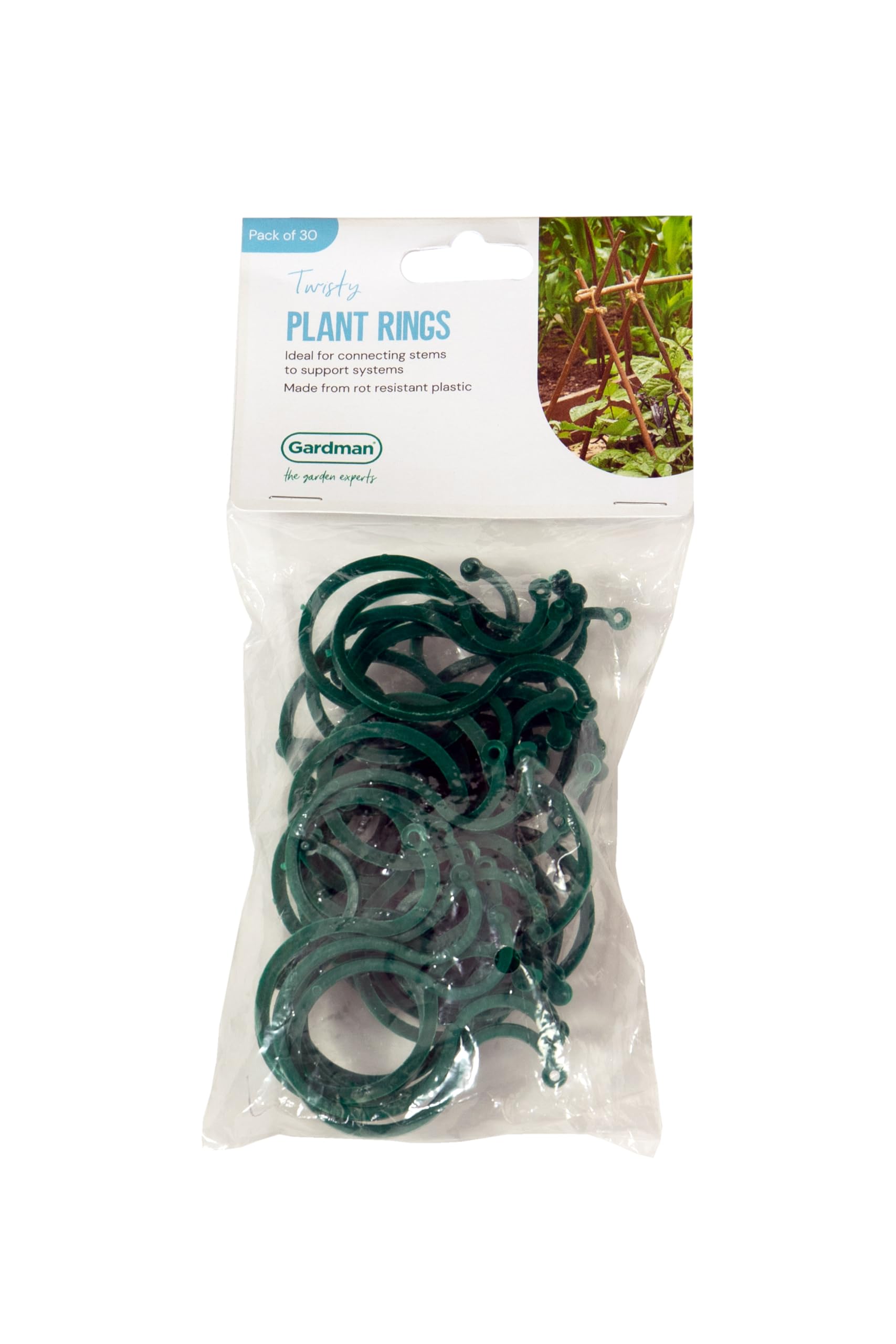 Gardman GM Twisty Plant Rings 30pk