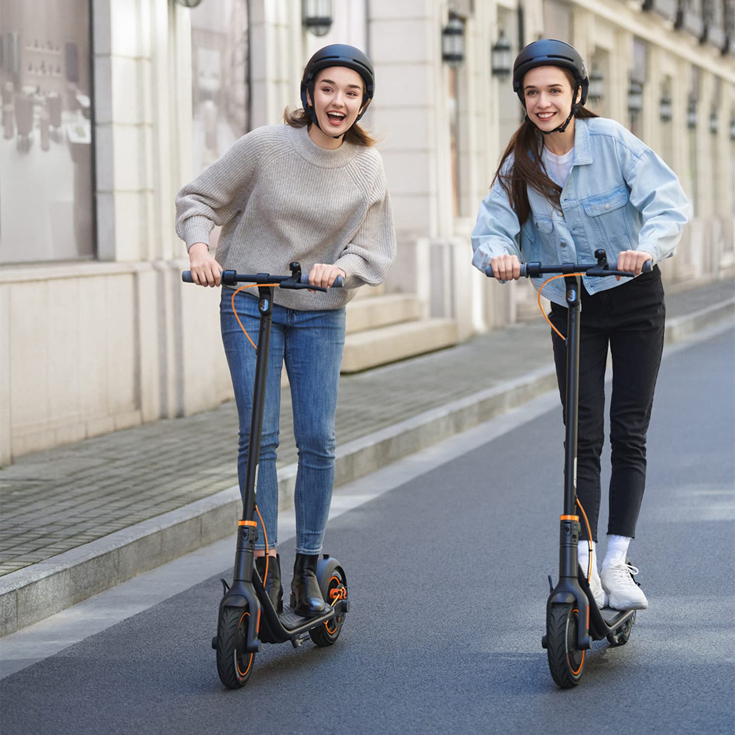 Segway Ninebot F40 Electric Kick Scooter, 350W Powerful Motor, 10-inch Pneumatic Tire, Foldable Commuter Electric Scooter for Adults, UL-2272 Certified