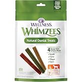 Whimzees Wellness Stix Natural Dog Dental Treat, Chews, Freshens Breath, Large Size Sticks, 14.81 oz Bag, 7 Count