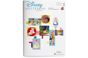 Adult Piano Adventures: Disney - Book 2 | Intermediate Sheet Music for Adults | 24 Classic & Modern Disney Songs | Faber Piano Method Songbook for Skill Building, Harmony and Solo Piano Performance