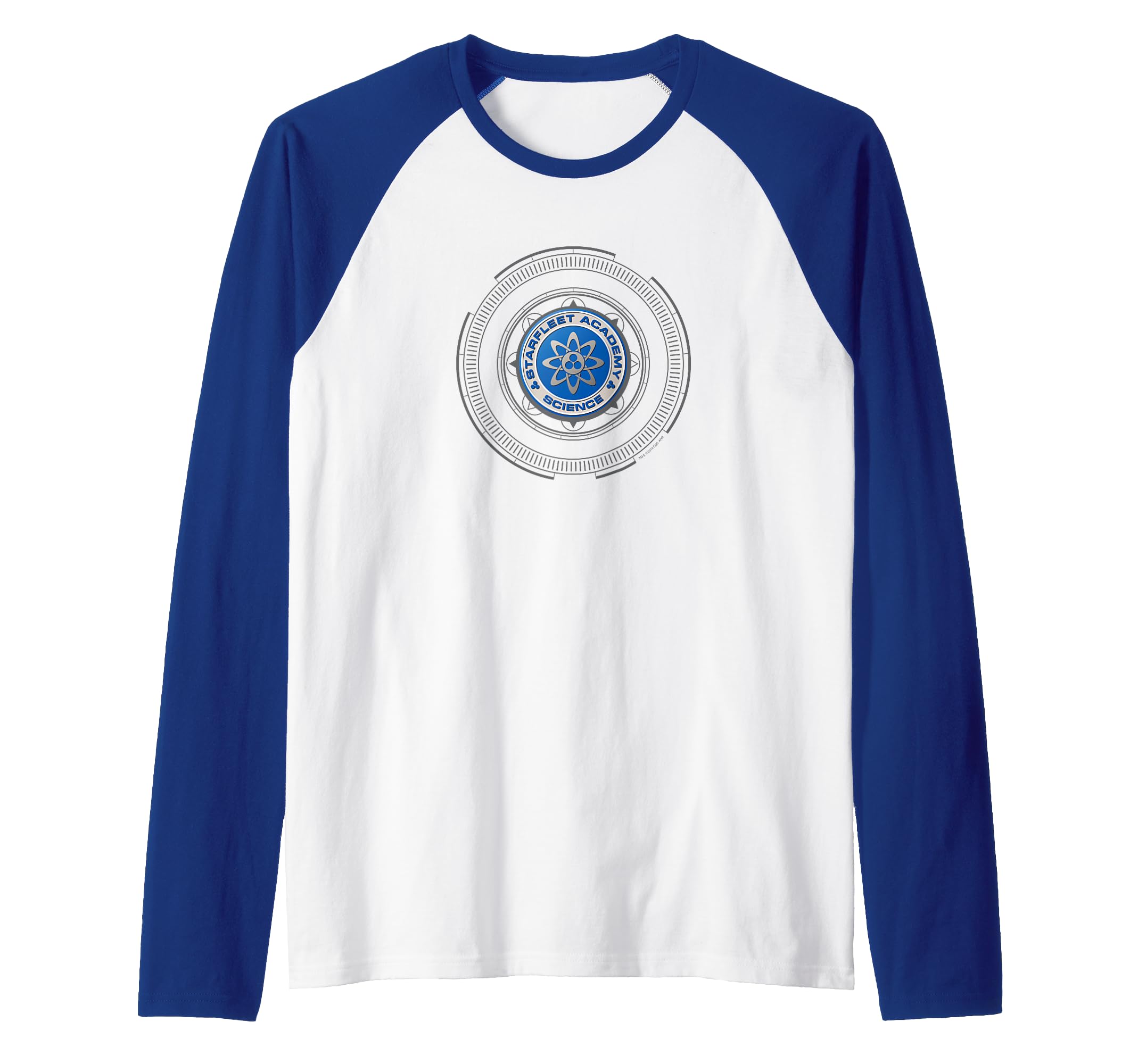 Star Trek Starfleet Science Badge Raglan Baseball Tee