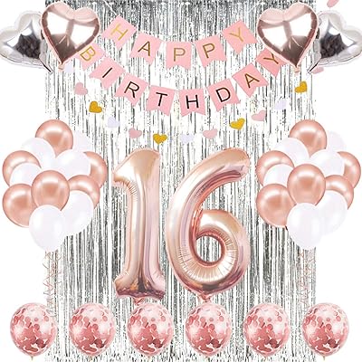 Buy 16th Birthday Decorations Banner 