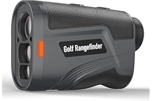 DONOSEN Range Finder Golf, Hunting Range Finder, Golf Rangefinder with Slope, 766/1100Yards, Rechargeable Laser Range Finders Magnetic, Distance/Flag/Scan/Speed/Angle Modes, Waterproof for Golfing, Hunter