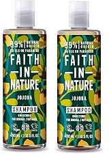 (2 Pack) Faith in Nature Jojoba Shampoo 400ml Bundle
