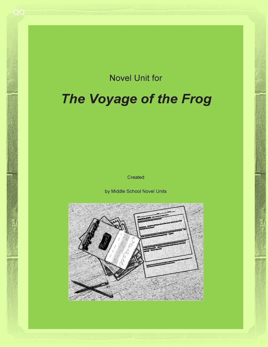 Amazon Com Novel Unit For The Voyage Of The Frog - 