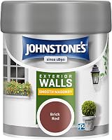 Johnstone’s Exterior Smooth Masonry Paint Tester Pot Brick Red 225ml