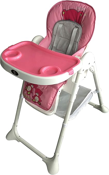 pink highchair