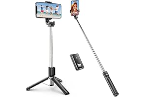 ATUMTEK 40" Selfie Stick, Bluetooth Selfie Stick Tripod with Wireless Remote for iPhone 13/12/11/11 Pro/XS/X/8/7 Plus, Samsun
