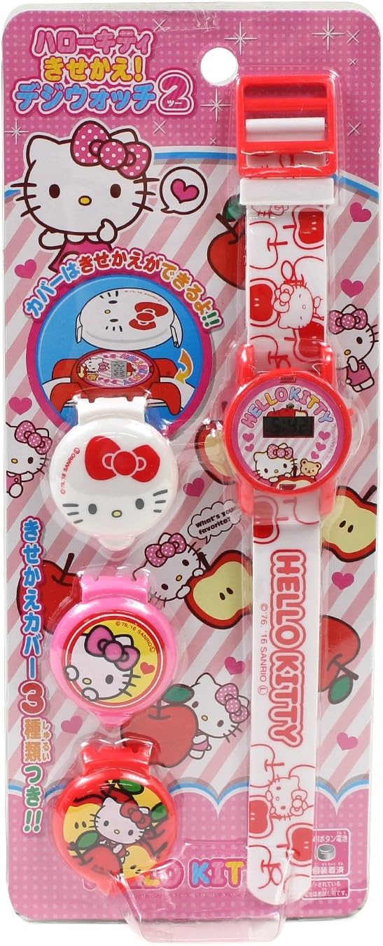 Hello Kitty Toy Kids Design Digital watch Accessory belt