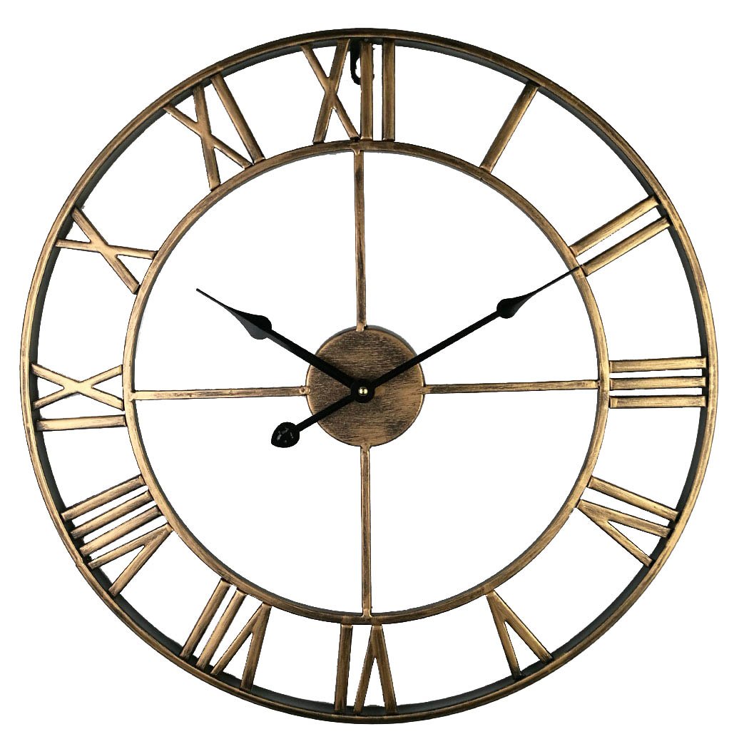 Eruner Lovely Large Round Kitchen Wall Clock, Beautiful Living Room Big