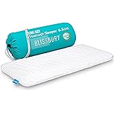 BLISSBURY King Size 2.6 Inch Ultra Thin Pillow for Sleeping | Premium Memory Foam Flat Pillow | Back & Stomach Sleeping Pillow | Certified Foam for Neck and Back Support | Removable Pillow Case
