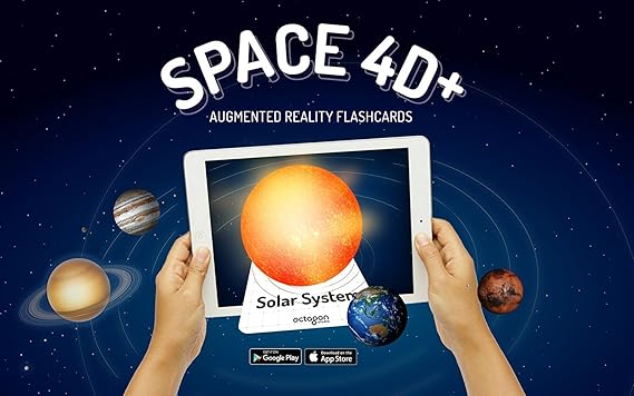 Buy Alive Presents Octagon Studio 4d App Based Virtual Reality Flash Cards For Kids Interactive Educational Space 4d Online At Low Prices In India Amazon In