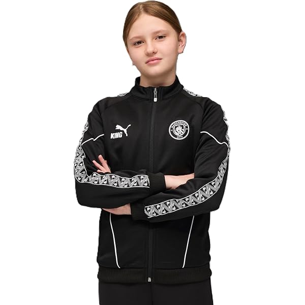 Amazon.com: PUMA Manchester City Essentials Kids Full Zip Hooded