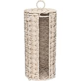 GRANNY SAYS Toilet Paper Storage Holder, Bathroom Toilet Paper Holder Stand, Woven Bathroom Baskets for Bathroom, Free Standing Organizer for Bathroom Storage