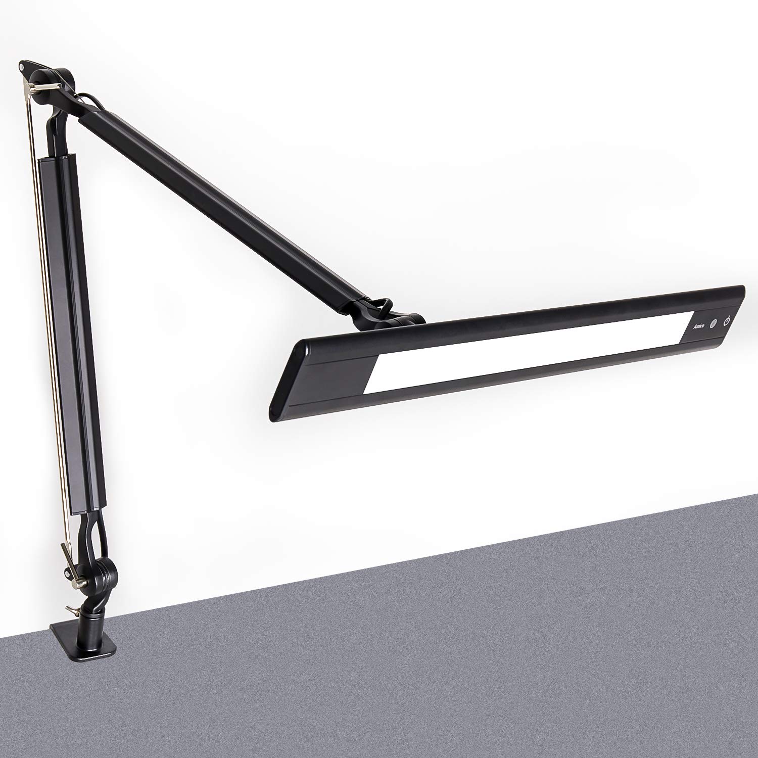 Amico 11W LED Architect Desk Lamp/Clamp Lamp/Metal Swing Arm Task Lamp