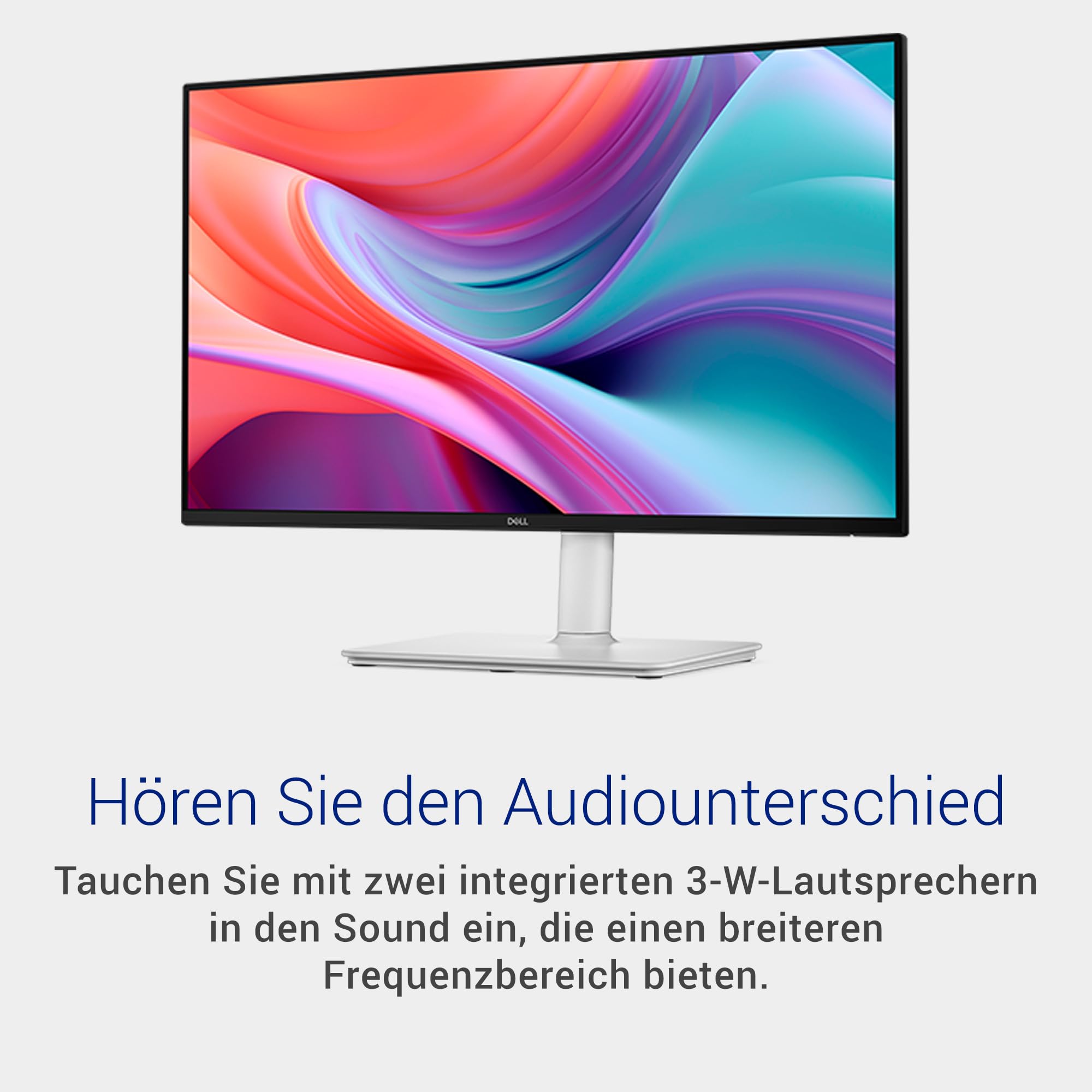 Dell 24 Plus Monitor - S2425HSM, Full HD (1920x1080), 144Hz, IPS, 1ms MPRT, AMD FreeSync, 99% sRGB, Höhenverstellbar, Eingebaute Lautsprecher, 2 HDMI, 3 Jahre Garantie, Weiß 4