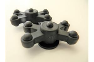 BOWJAX Bow Jax Slim Jax Limb Dampeners Black 2 pk.