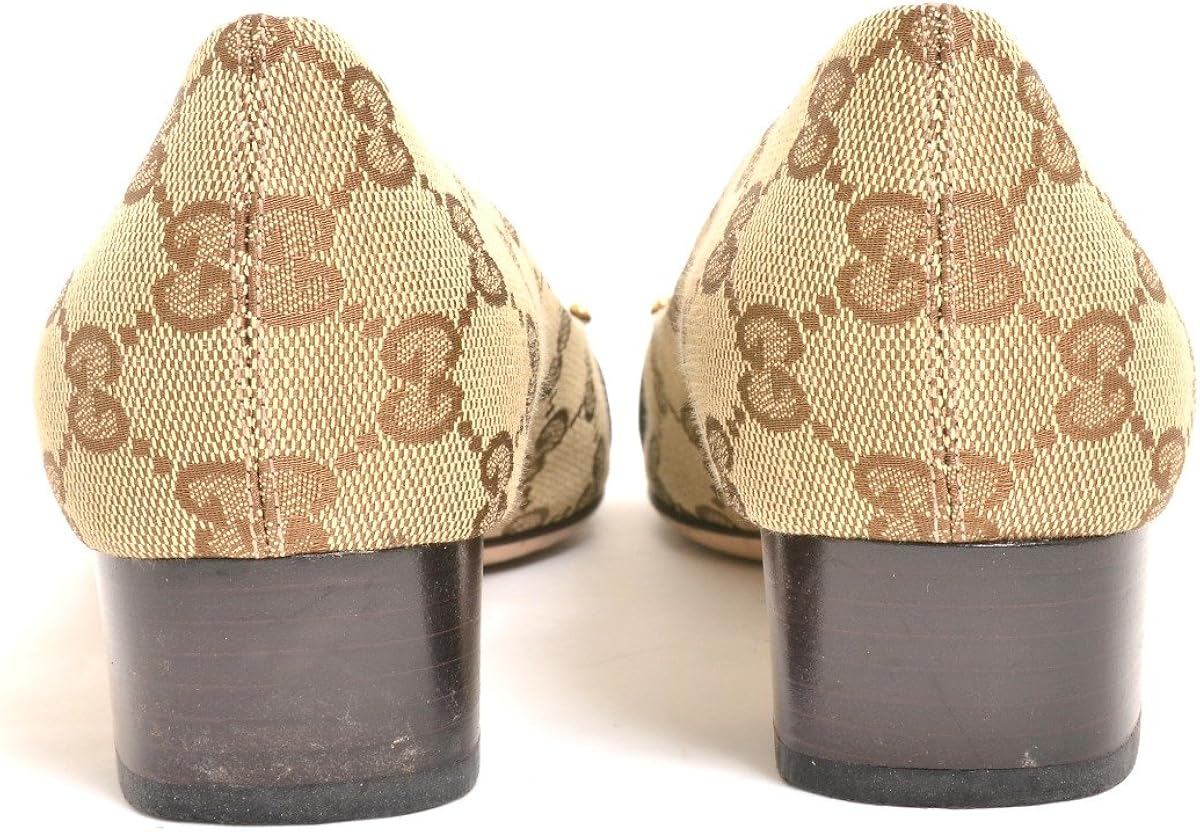 Amazon グッチ Gucci シューズ35 1 2 パンプス Gg 22 5cm キャンバス ブラウン 35 1 2 Us35 5 レディース 中古 Gucci グッチ スニーカー