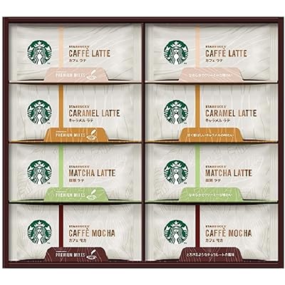 Nestle Starbucks Premium Mix Gift 10 pcs [Cafe Latte Caramel Latte 3 each Matcha Latte Cafe Mocha 2 pieces each]