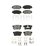 SIM Front Rear Semi-Metallic Brake Pads Kit