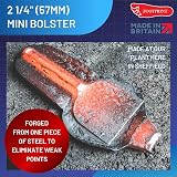 Footprint Footing Mini 58mm Brick Bolster 2 1/4 Electricians Chisel view 5