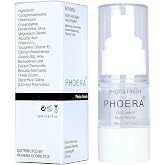 Phoera Face Primer Invisible Pores Base Oil Control Added vitamins Makeup Base Pore Filler Moisturiser Matte Finish Long Lasting Makeup Skin Pore Minimizer UK Cosmetics AquaPurity (18ml Primer)