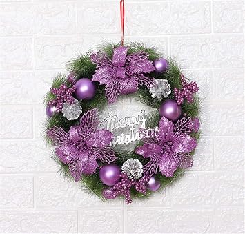 Amazonde Missdiva Weihnachtskranz Weihnachten Künstlicher