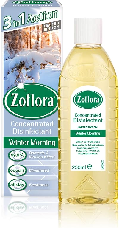 Zoflora Winter Morning 250ml Multisurface Disinfectant 99.9% Kills Bacteria