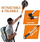 MAXXT Electric Foldable Drywall Sander with LED Light 225mm Disc 600-1900 RPM view 4
