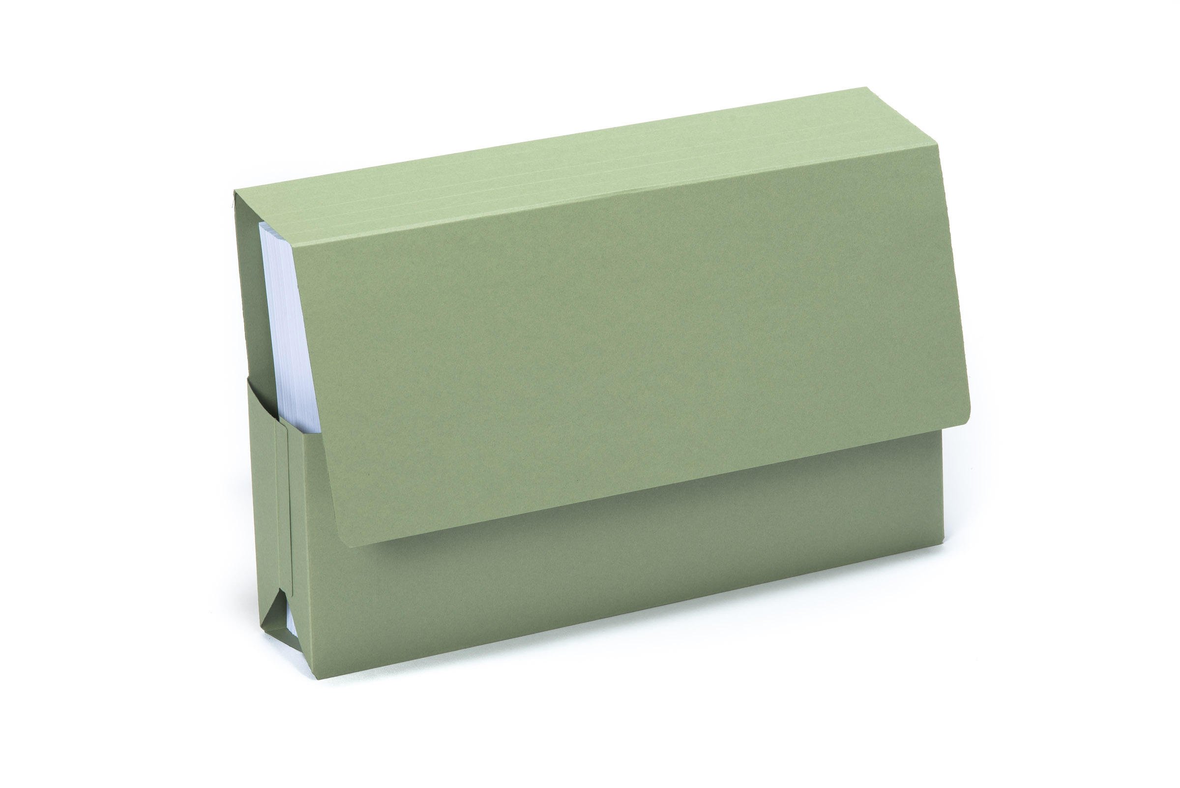 Exacompta Guildhall Probate Wallets, 315 gsm, Foolscap - Green, Pack of 25