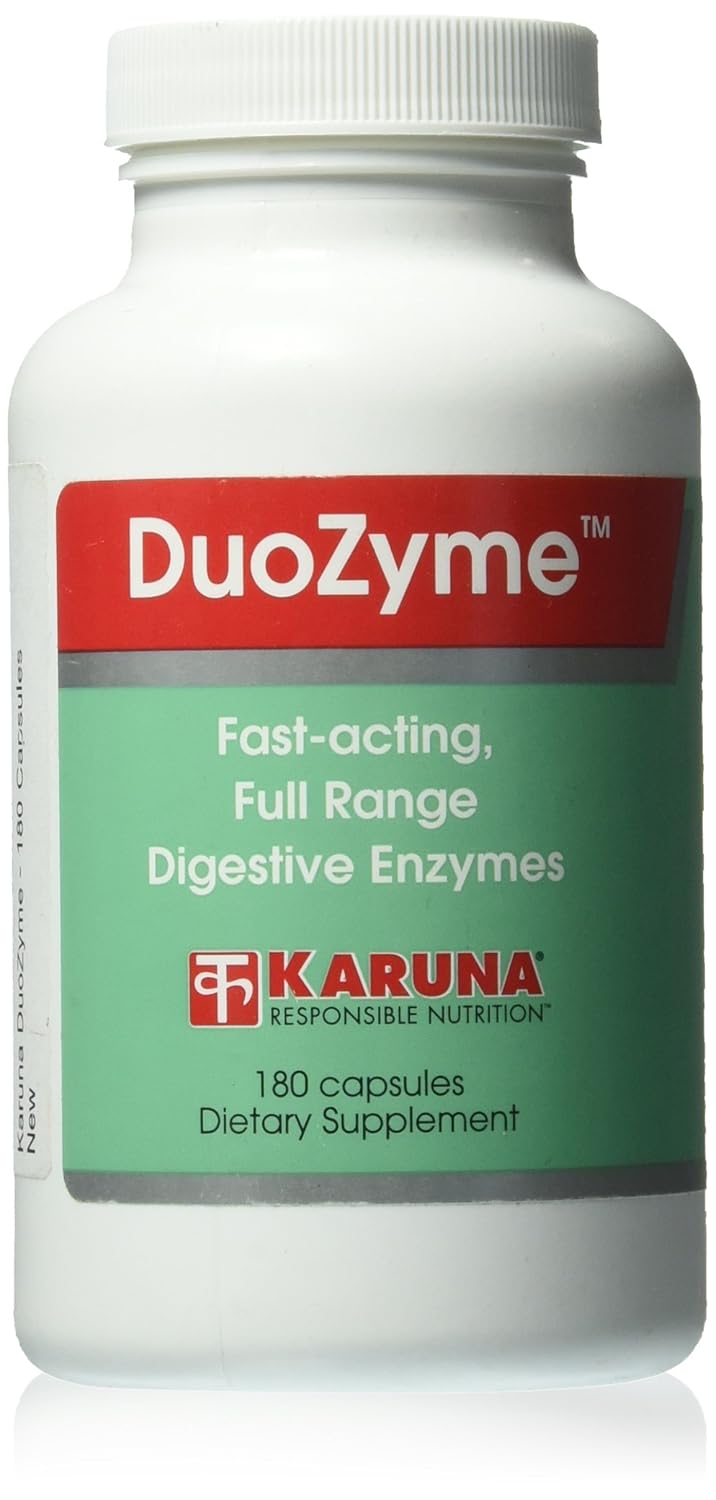 Karuna - DuoZyme 180 caps [Health and Beauty] : Betaine Hydrochloride Nutritional Supplements : Beauty