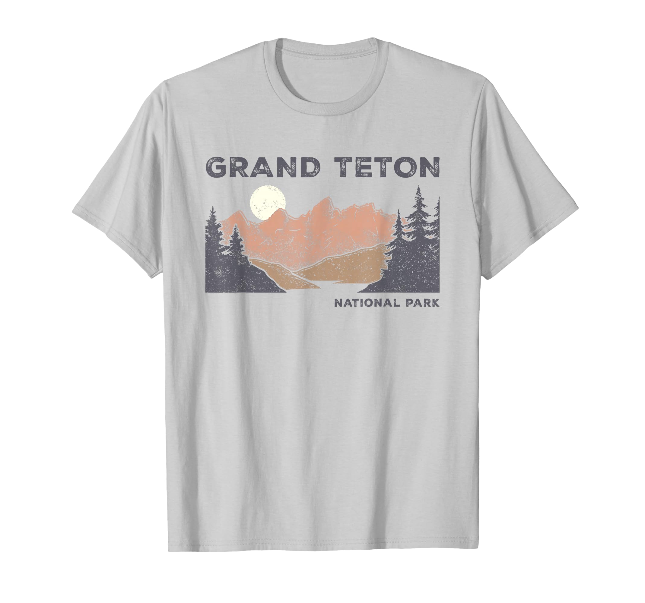 Photo 1 of Retro Grand Teton National Park Wyoming Vintage Womens Mens T-Shirt- L