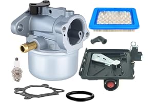 LEIMO KPARTS 799868 Carburetor Compatible with Briggs & Stratton 498170 799872 694202 497586 498254 790821-14111 Carburetor +795259 Air Filter Cleaner Primer Base By LEIMO