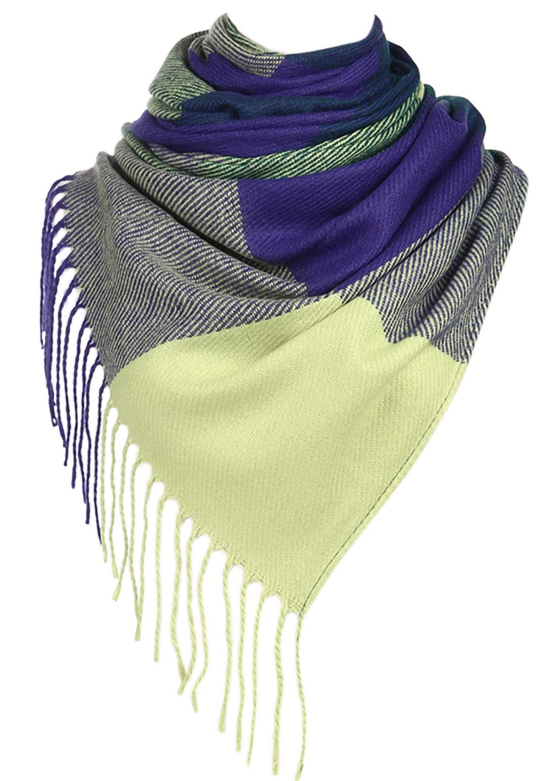 Women's Plaid Blanket Scarf Winter Warm Shawl Soft Wrap Scarves with Tassels Women's Plaid Blanket Scarf Winter Warm Shawl Soft Wrap Scarves with Tassels