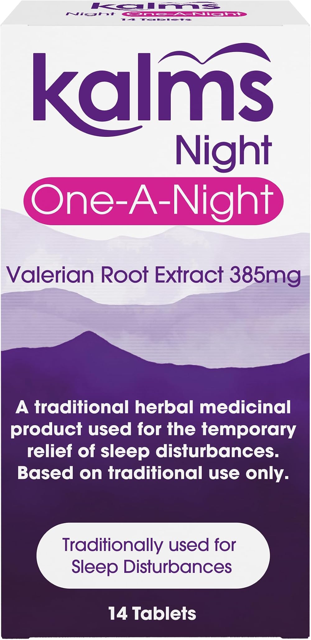 Kalms Night One-a-Night 14 Tablets Traditional Herbal Sleeping Tablet