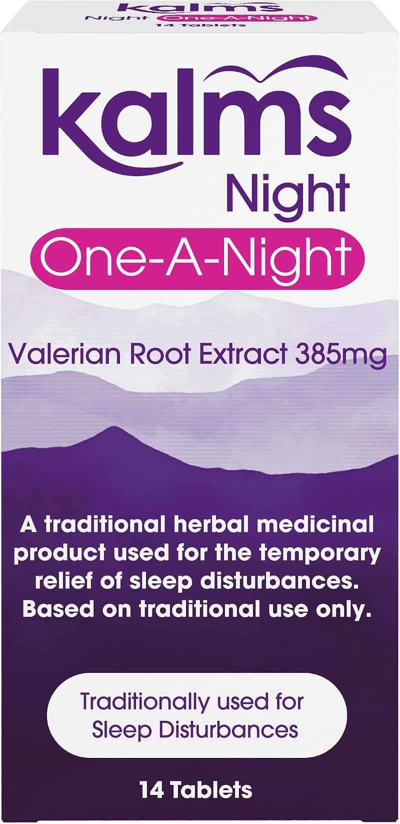 Kalms Night One-a-Night 14 Tablets Traditional Herbal Sleeping Tablet