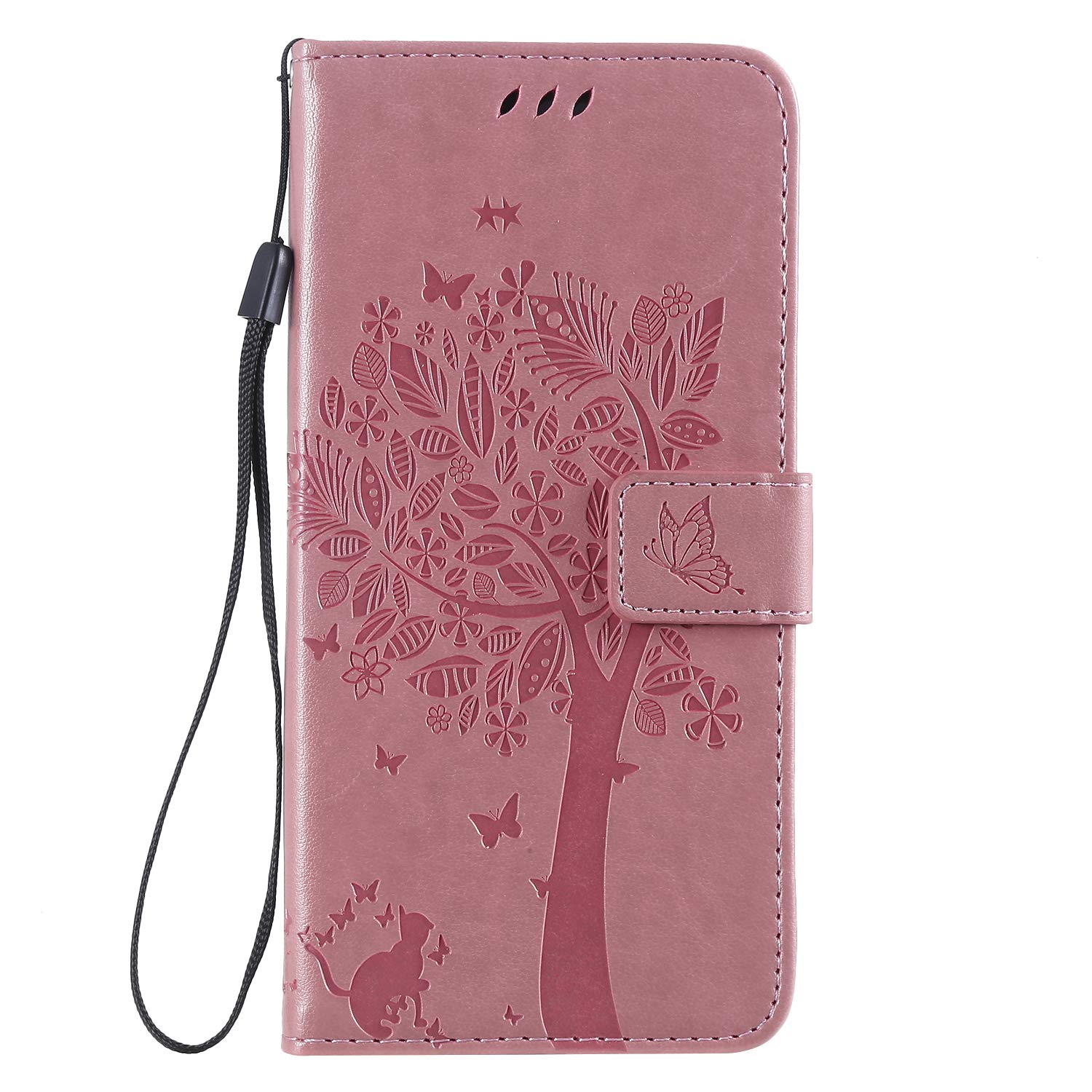 Unterlegscheiben Miagon für iPhone 7 Geldbörse Wallet Case,PU Leder