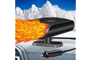 NUGXICA Car Heater - Portable Car Heaters for Vehicle, 12V Car Heater That Plugs Into Cigarette Lighter