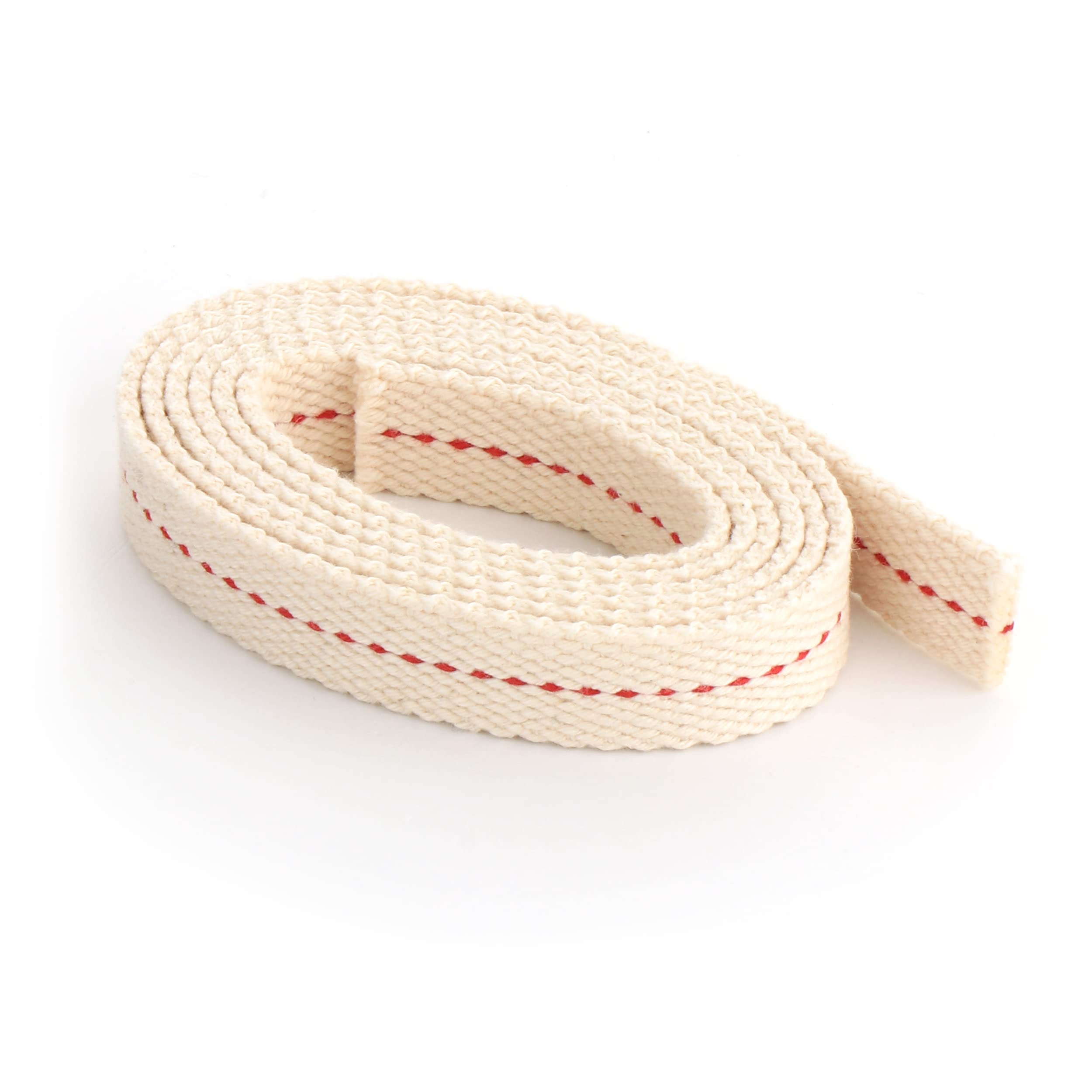 NKlaus 1 metre flat wick 12,5mm natural cotton lamp wick flat strand wick for oil lamp with purified paraffin 1370