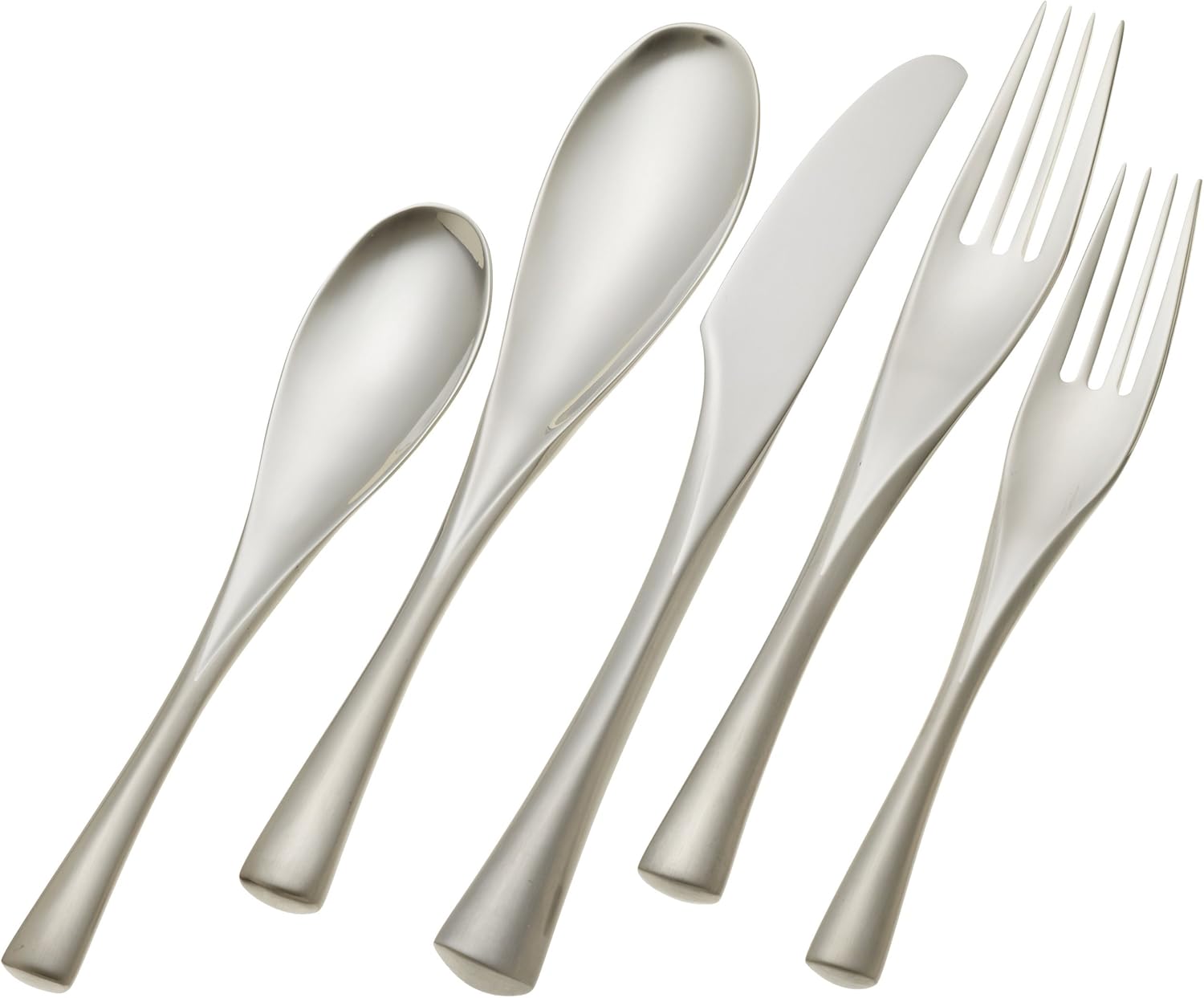 Yamazaki Merge Duo 42Piece Flatware Set, Service for 8 Flatware Sets