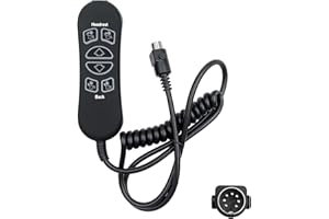Fruhdi 6 Button 7 Pin Lift Chair Remote Controller Replaces HHC HSW306 Hand Control Replacement for Power Recliner