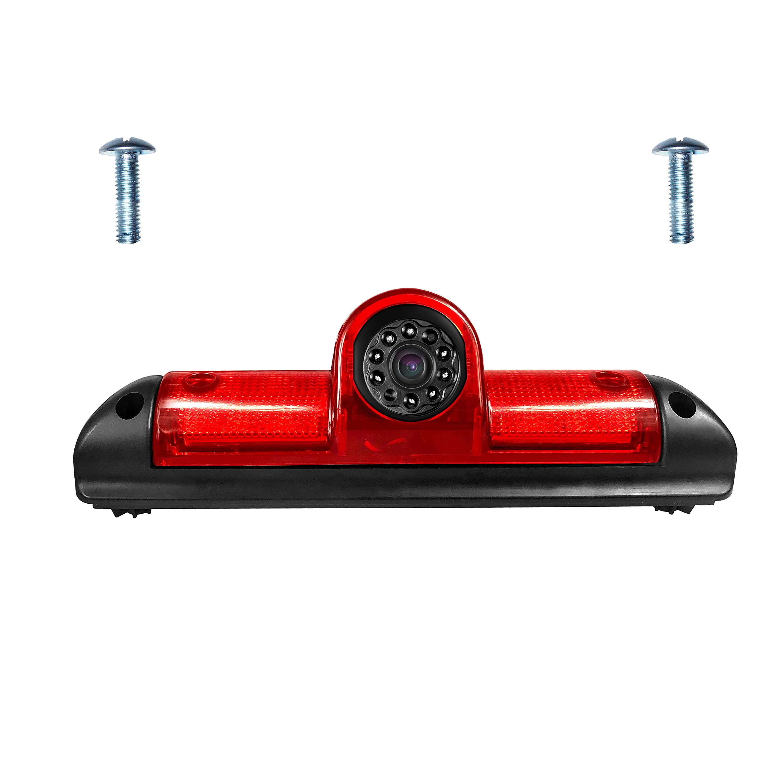 KOHIENWO Ducato Brake Light Camera Screwed from Car outside Car Third Roof Top Mount Brake Light Reversing Camera Compatible for Citroen Jumper/Fiat Ducato X250 / Peugeot Boxer (Without Monitor)