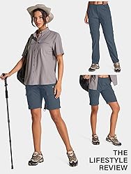 Womens Hiking Pants Convertible Quick Dry Stretch