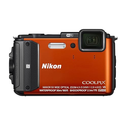 Nikon Coolpix AW130 16.0-Megapixel Waterproof Digital Camera
